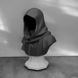 Shrouded Spirit Bust 3d model