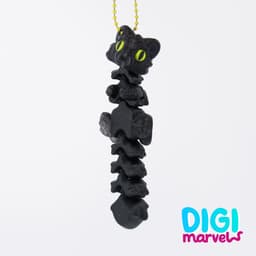 Snow Leopard Flexi + Keychain (Exclusive) 3d model