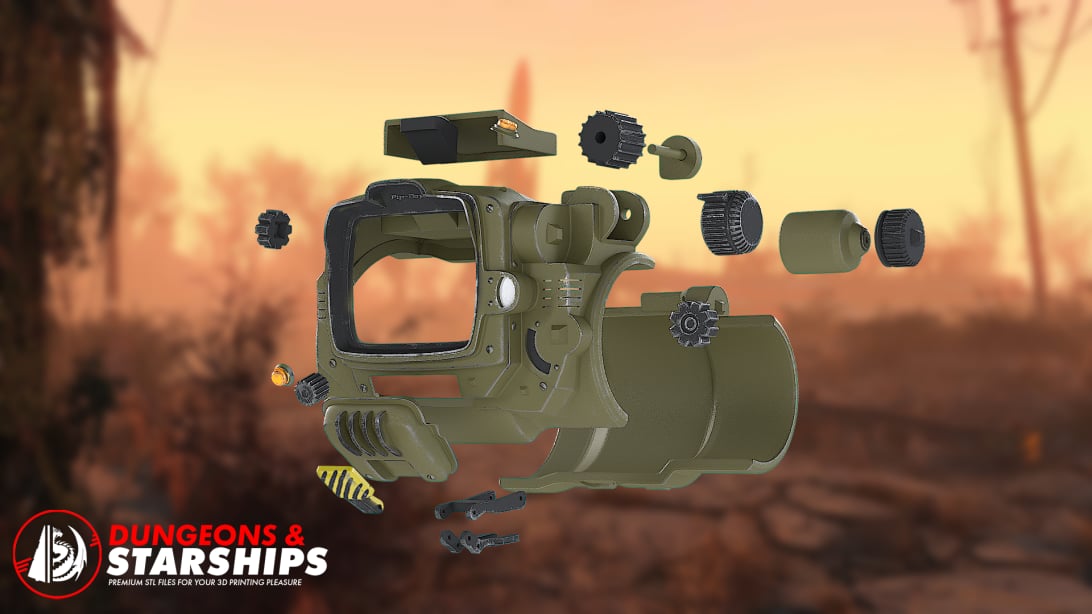 Pip Boy - Fallout 3d model