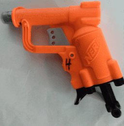 Nerf jolt to Airsoft bb 3d model