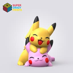 Valentine Pikachu 3d model