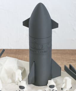 Mars Mission Desktop Zen Garden Set 3d model