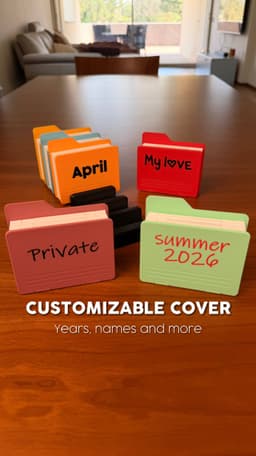 OPEN FOLDER | DESKTOP INSTANT PHOTO ALBUM 3d model