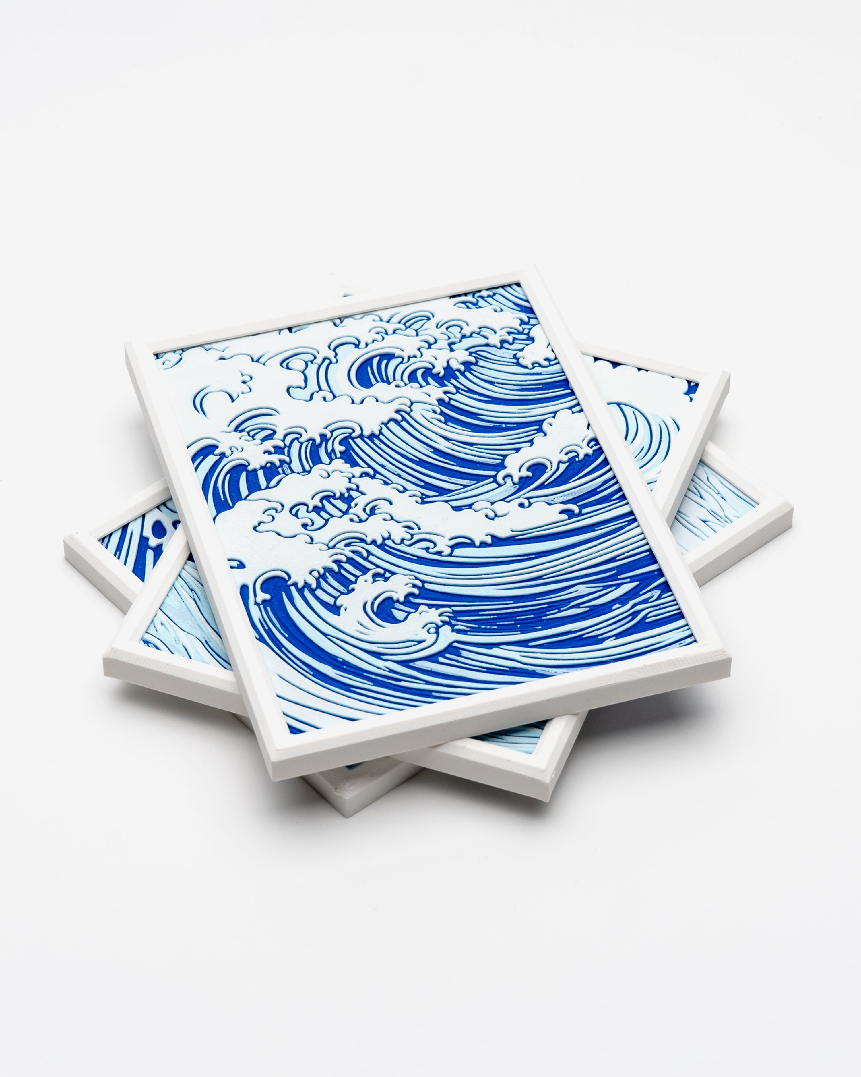Wave Wall Art 3d model