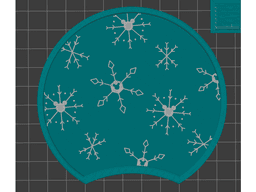 Snowflake Mouse Christmas Disney Ears 3d model