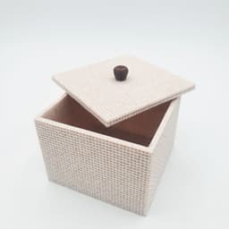 WOVEN BOX CONTAINER DECORATIVE STORAGE 3d model