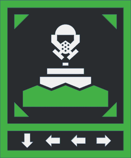 Helldivers 2 Stratagem Plaque (Gas Mines) 3d model
