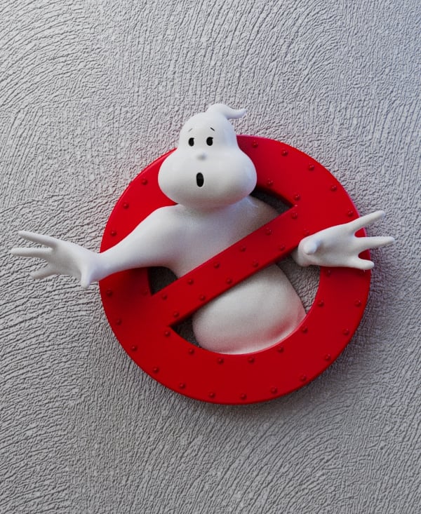 Amazing Ghostbusters LOGO - Wall hanging 3d model