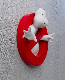 Amazing Ghostbusters LOGO - Wall hanging 3d model