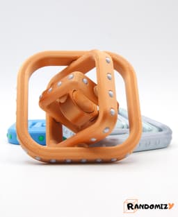 Square Fidget Spinner 3d model