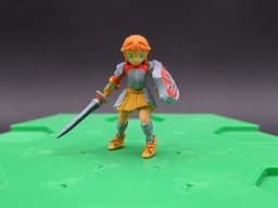 JRPG Warriors; Miniatures Collection 3d model