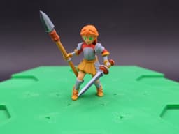 JRPG Warriors; Miniatures Collection 3d model