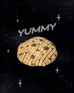 Floppy Chip Cookie - Articulating Chocolate Chip Cookie 3d model