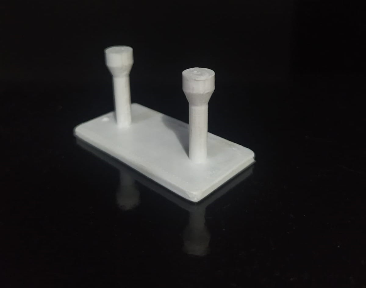 Kitchen Squeegee Support 2 pinos 3d model