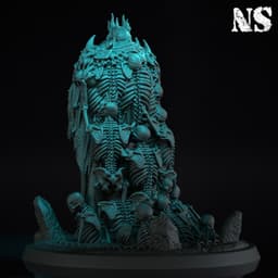 Death knight and Skeletons Bundle 3d model