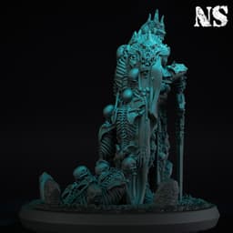 Death knight and Skeletons Bundle 3d model