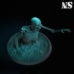 Death knight and Skeletons Bundle 3d model