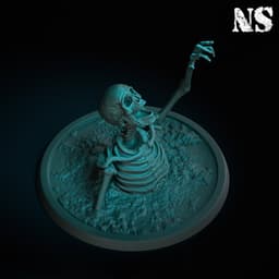 Death knight and Skeletons Bundle 3d model