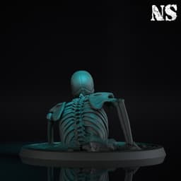 Death knight and Skeletons Bundle 3d model