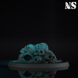 Death knight and Skeletons Bundle 3d model