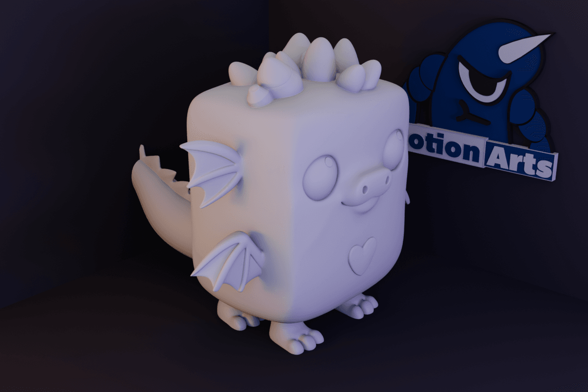 Dragão Cubo.stl 3d model