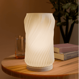 Minimalist Spiral Lamp 3d model