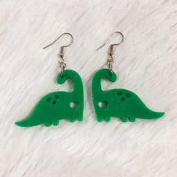 Sauropod Earrings 3d model