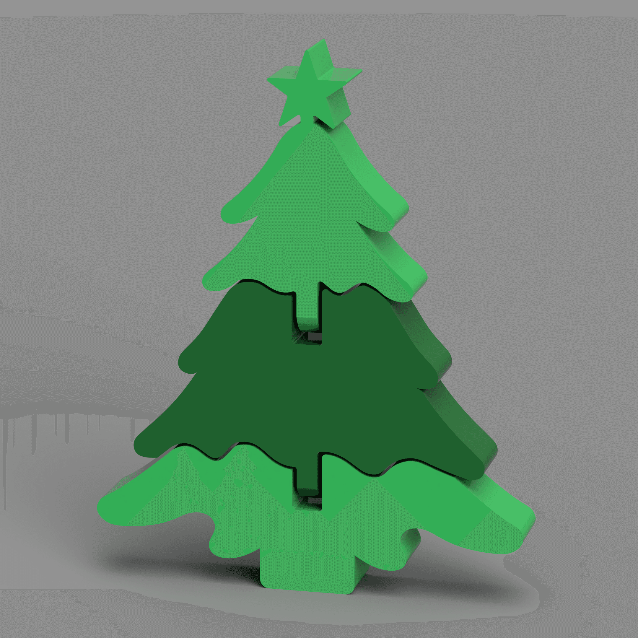 Articulated Christmas Tree 3d model