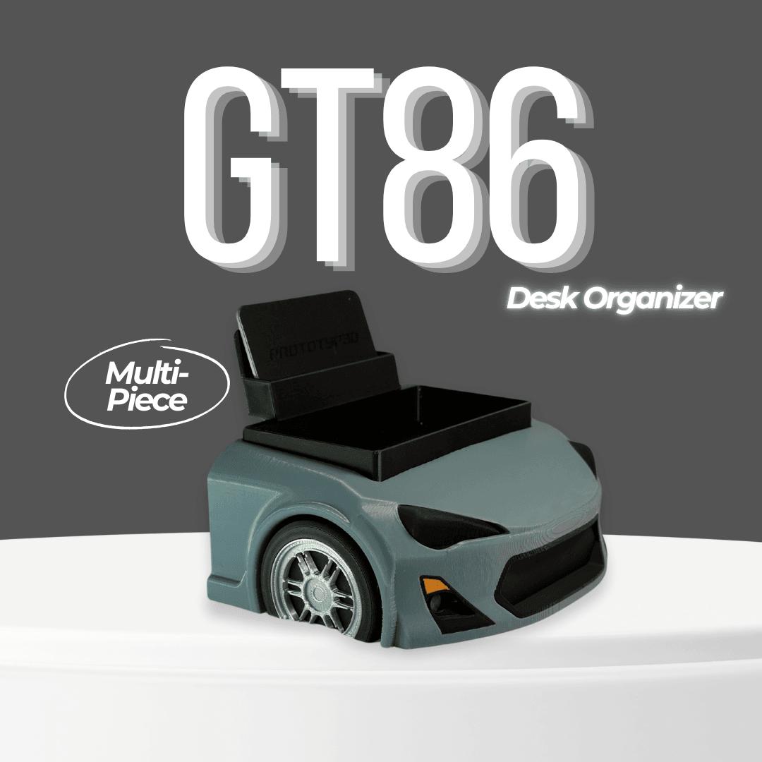 GT86 Inspired Desk Organizer 3d model