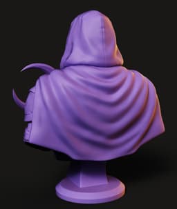 Moon Knight Bust STL | Superhero 3D Print | HighDetail 3d model