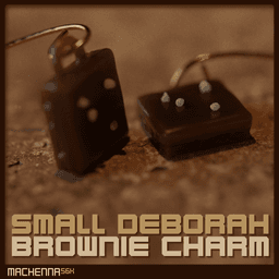 Small Deborah Brownie Charm 3d model