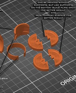 Barry Allen The Flash functional ring 3d model