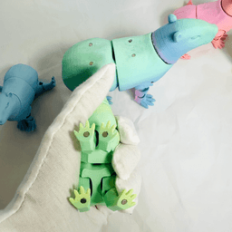 Cute Articulated Capybara 3d model