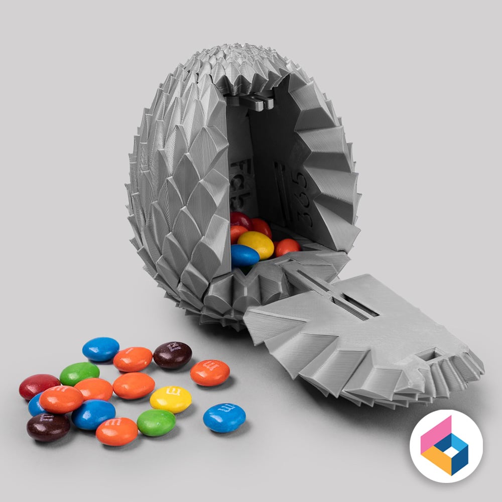 Dragon egg - Foldable 3d model