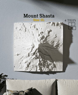 Mount Shasta 3d model