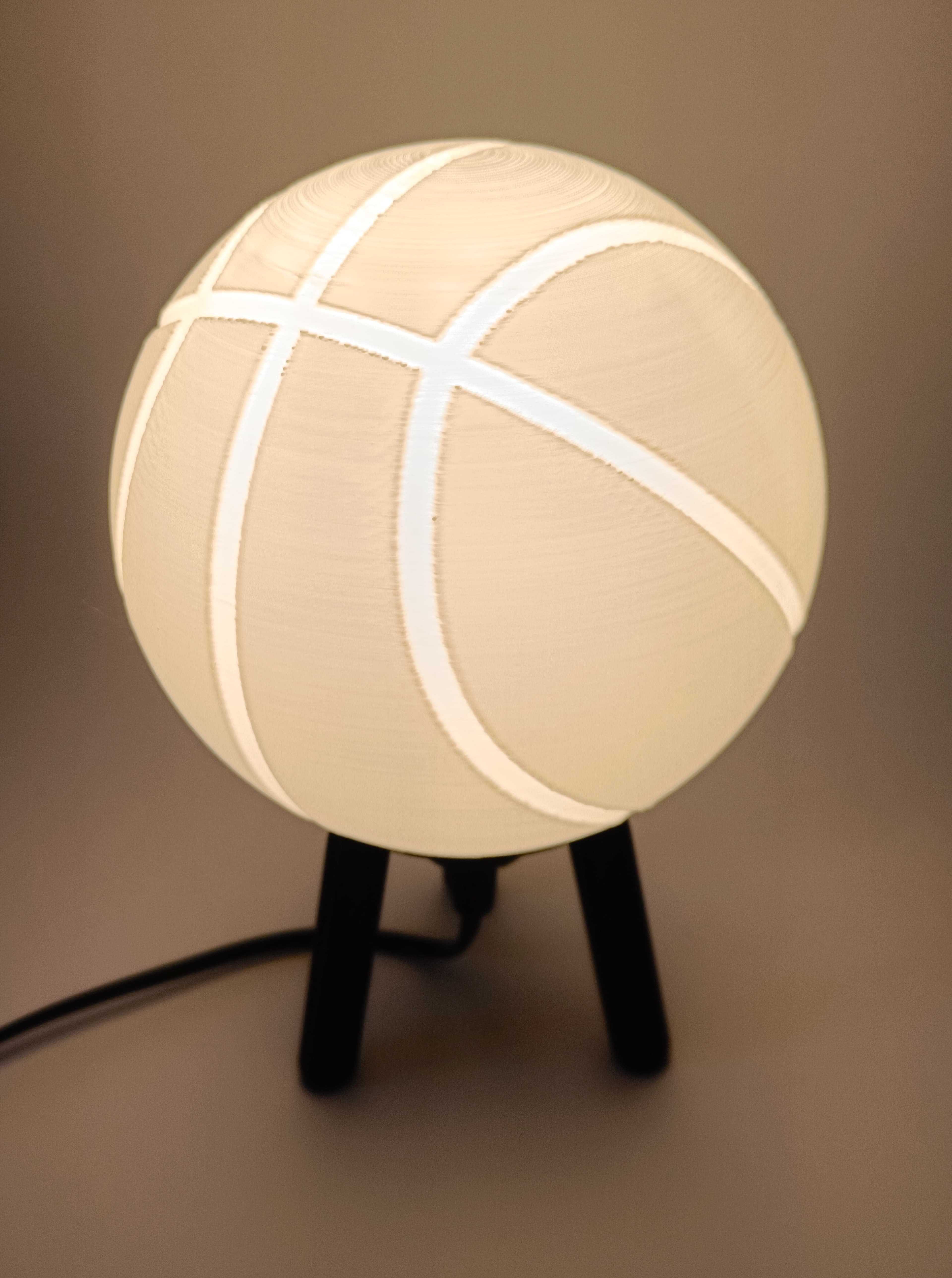 Hybrid Hanging/Desk Basketball Lamp 3d model