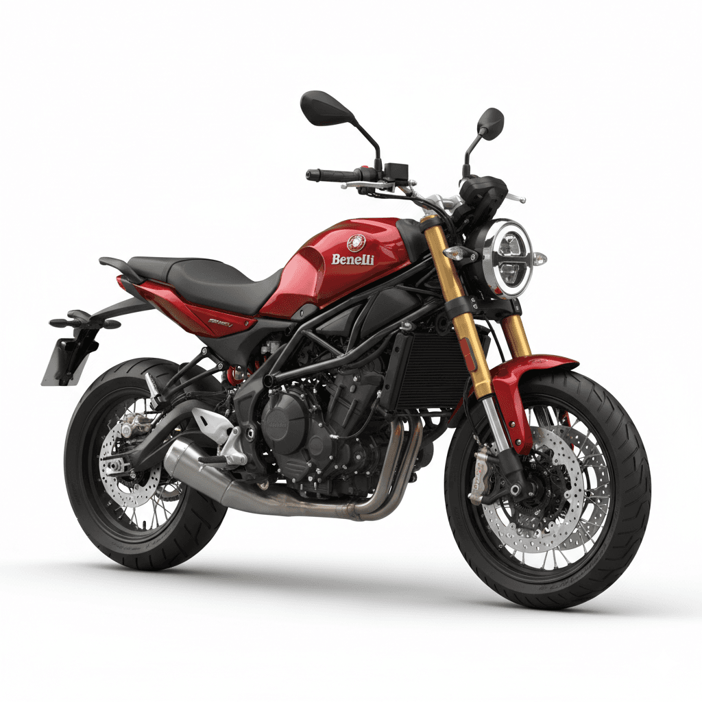 Benelli Leoncino Trail Scrambler Motorcycle 3d model
