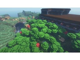 Minecraft mansion 3d model