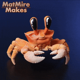 Ghost Crab - Articulated Figure 3d model