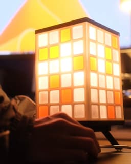Vintage mosaic lamp 3d model