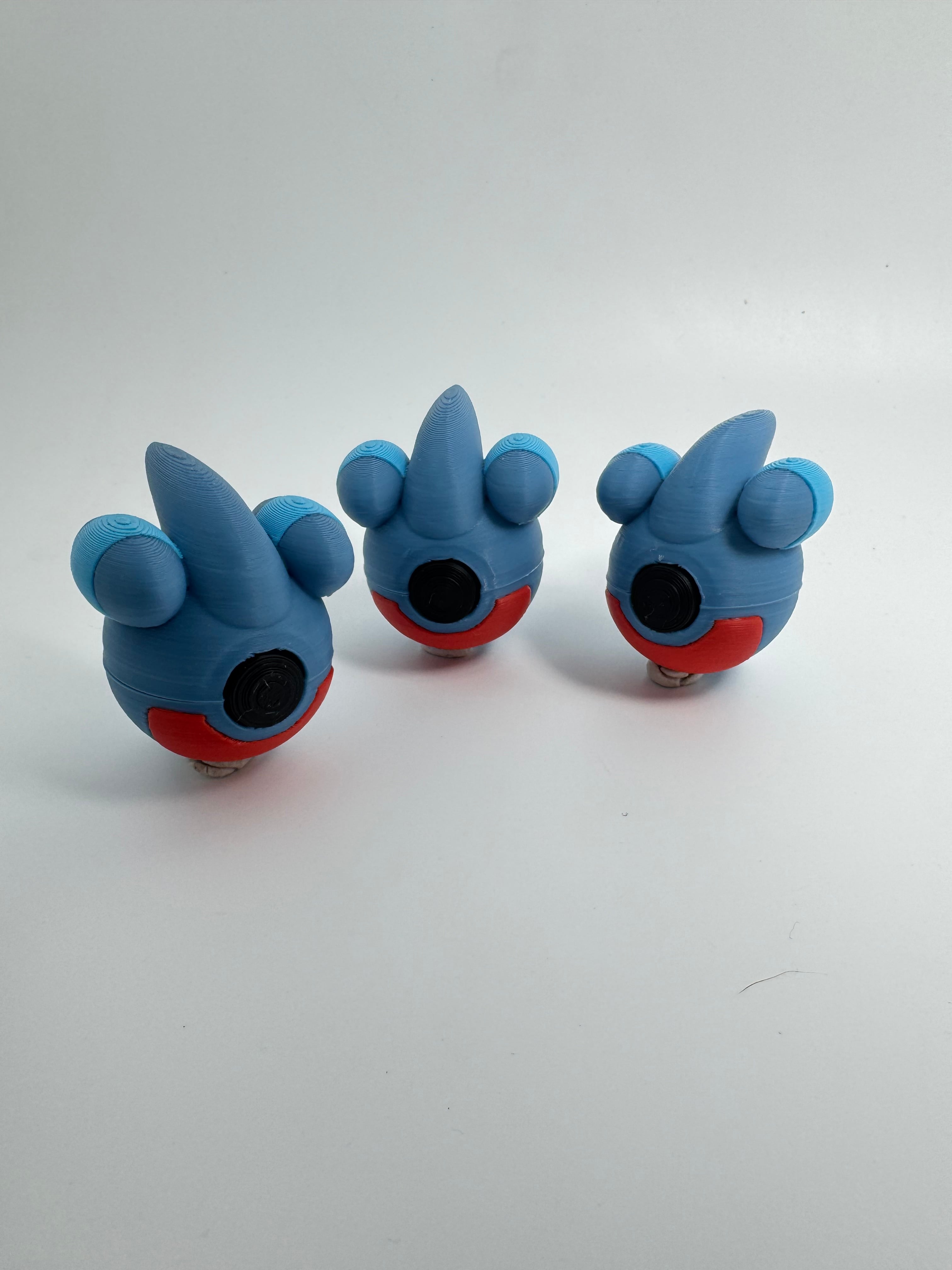GibBall pokeball fidget clicker 3d model