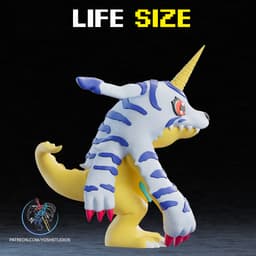 Life Sized Gabumon 3D Printer File STL 3d model