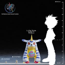 Life Sized Gabumon 3D Printer File STL 3d model