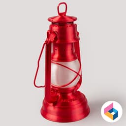 Oil lamp style LED candle light 3d model