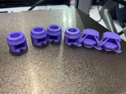 Multiboard Corner and Side Mounting Snaps 3d model