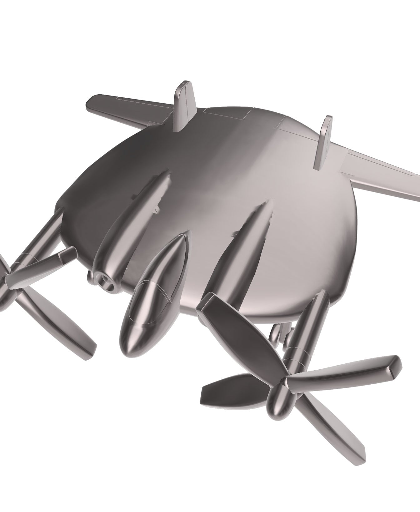 Vought XF5U-1 Flying Flapjack 3d model