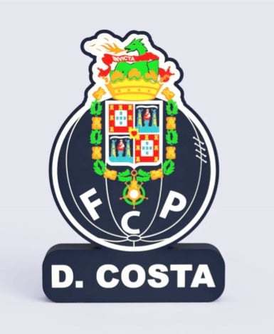 F.C. Porto Sign - LED Strip Compatible 3d model