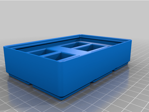 Gridfinity 4020 Fan Storage 3d model