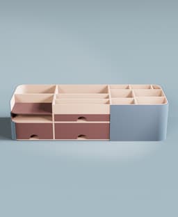 Long Desk Organizer - Space Station 3d model