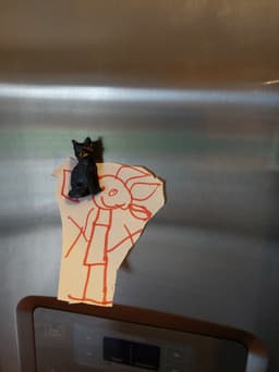Fox Fridge Magnet 3d model